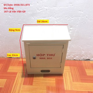 (Q9HCM ) - Hộp Thư Lớn  Sơn Tĩnh Điện Cao Cấp - Mã: TS03SK -tr1 -