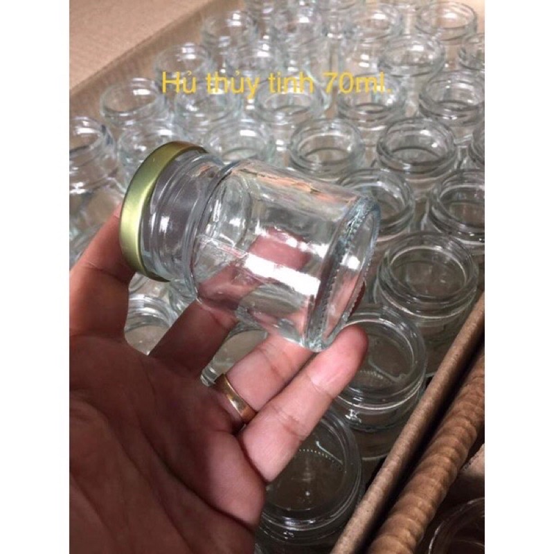 Hũ thuỷ tinh chưng yến 70ml