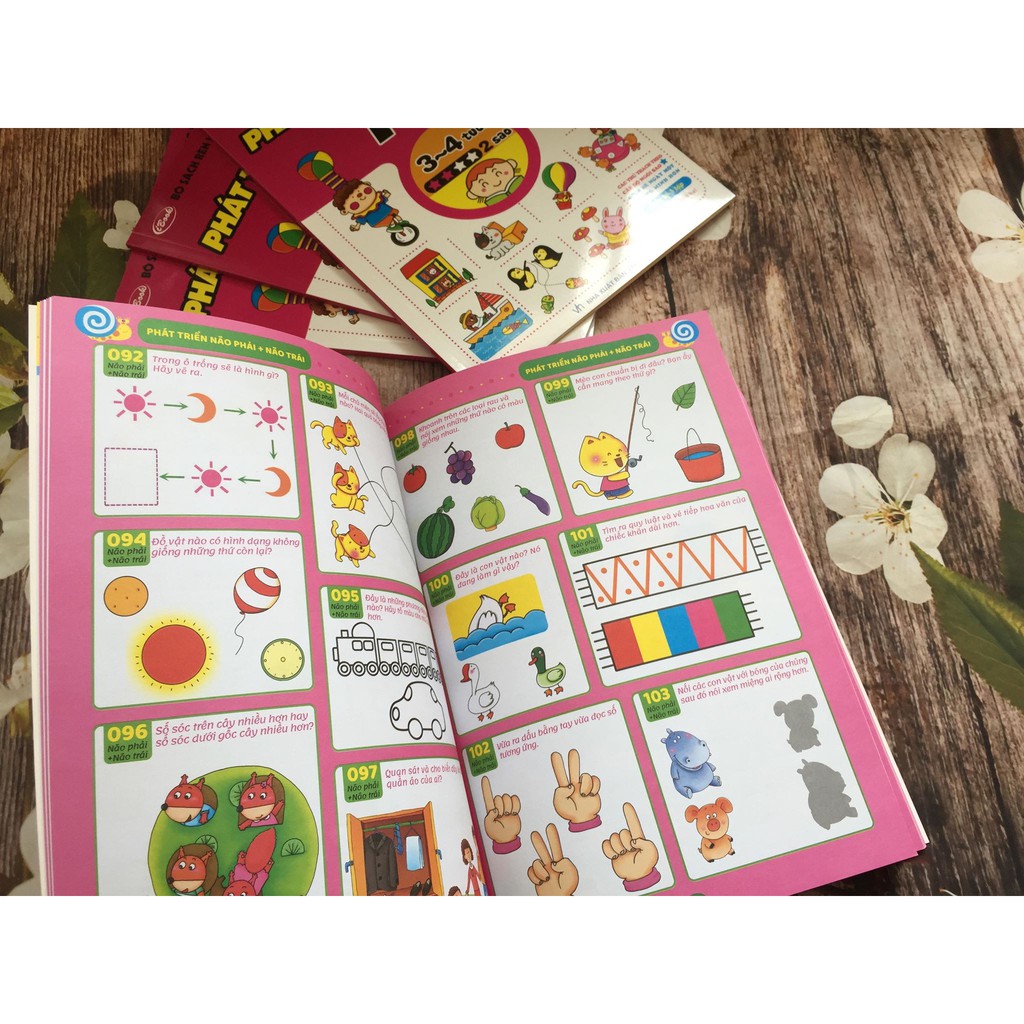 Sách - Combo 1088 Câu Đố Phát Triển Trí Tuệ 3-4 Tuổi (Bộ 4 Cuốn) - Tái Bản 2019 | BigBuy360 - bigbuy360.vn
