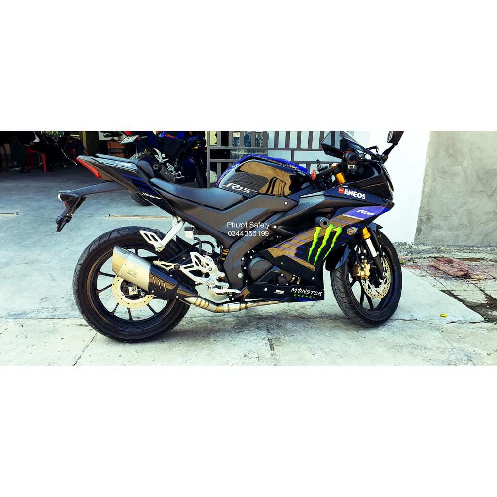 Pô Akrapovic R1 Titan cao cấp