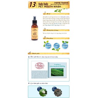 XỊT VỆ SINH RĂNG MIỆNG CHO CHÓ BUDLE’BUDLE 120ML