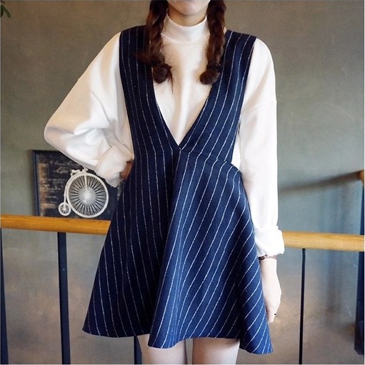 Áo chui đầu dáng rộng cổ rùa kiểu Hàn Quốc cho nữ | BigBuy360 - bigbuy360.vn