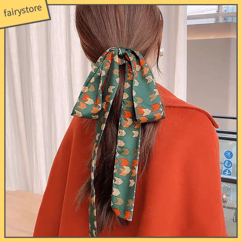 Dây Cột Tóc Scrunchie Thân Thiện Với Da Phong Cách Cổ Điển Thời Trang Cho Nữ