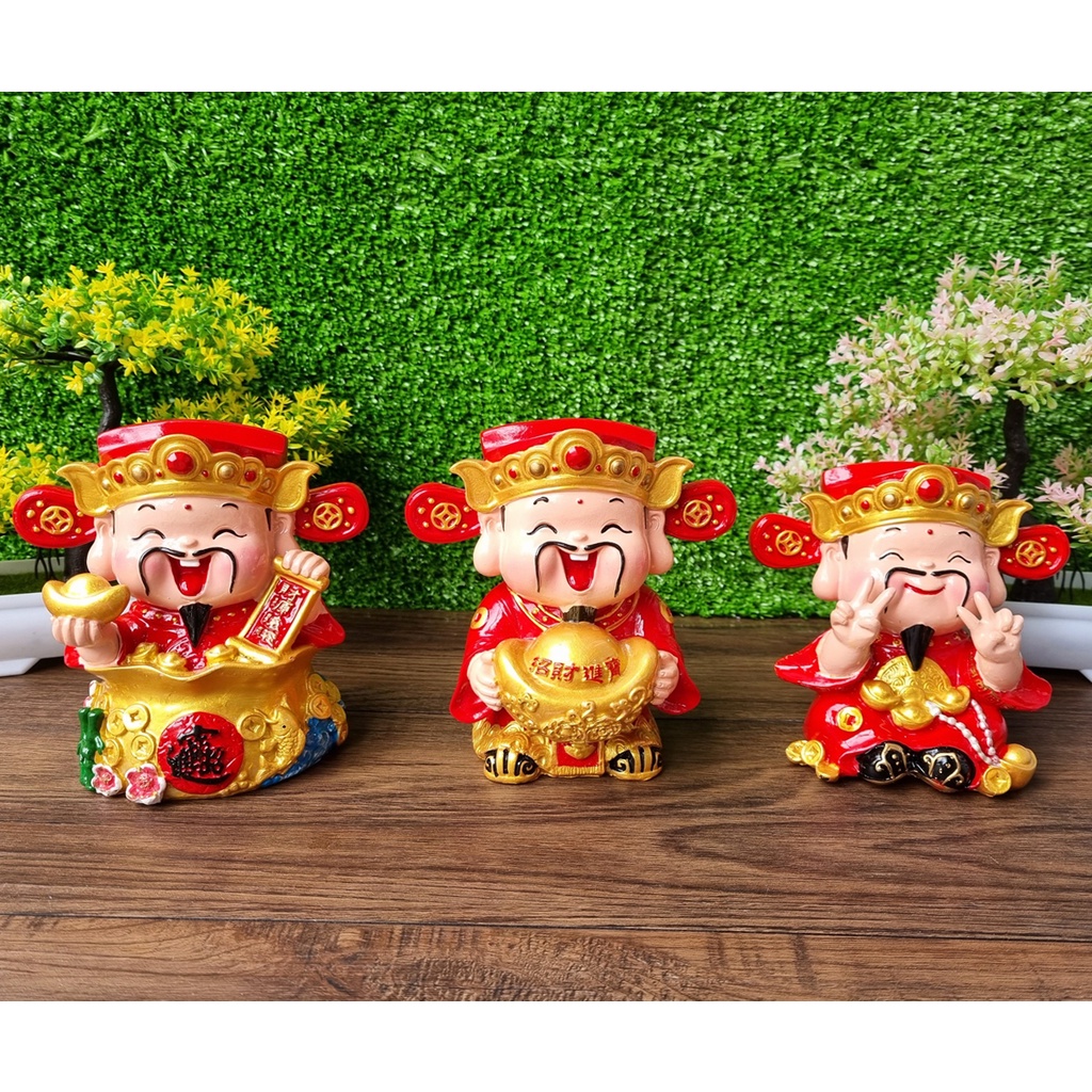 Tượng Thần Tài Vui Vẻ Size 14cm - Tài Lộc May Mắn