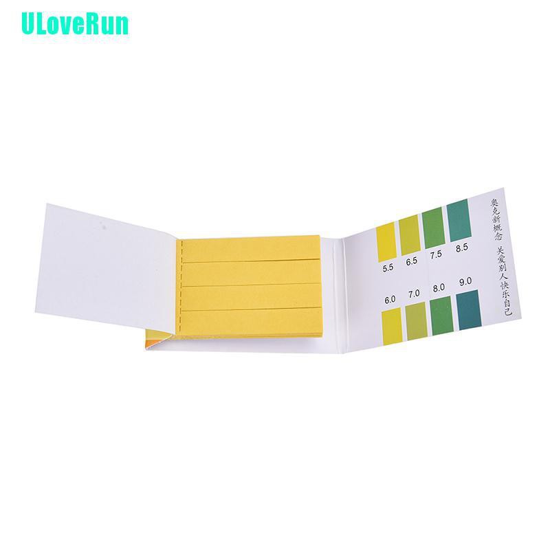 Uloverun Bộ 80 Giấy Kiểm Tra PH Litmus Nước Tiểu Axit Alkaline Hữu Dụng
