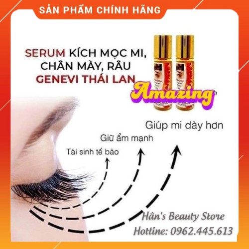 (HOT)👍 Serum Mọc Dày Mi, Lông Mày, Râu Genive + Tặng 1 Mask | BigBuy360 - bigbuy360.vn