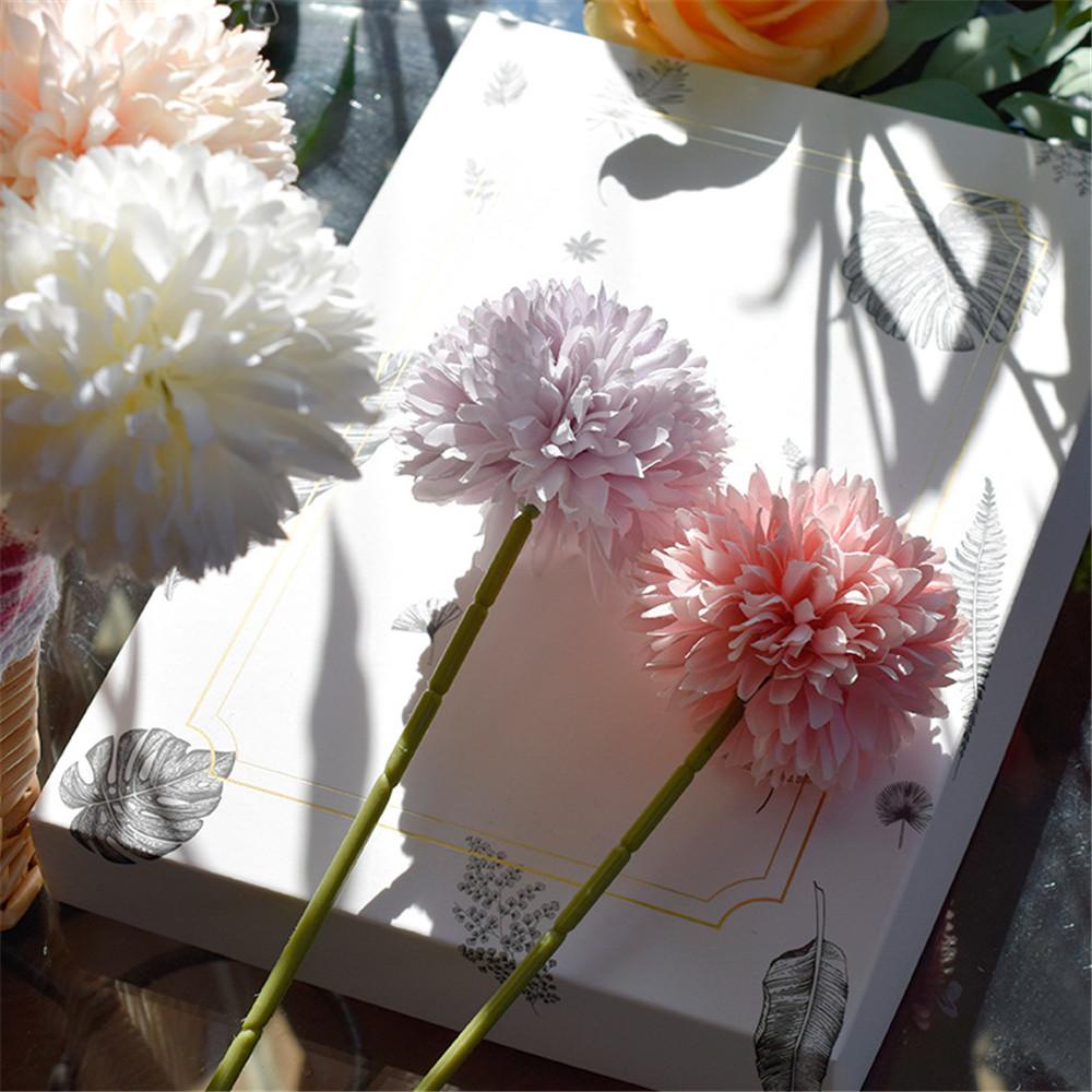 Nhánh Hoa Cẩm Tú Cầu Giả Bằng Lụa Nhiều Màu Dùng Trang Trí DIY