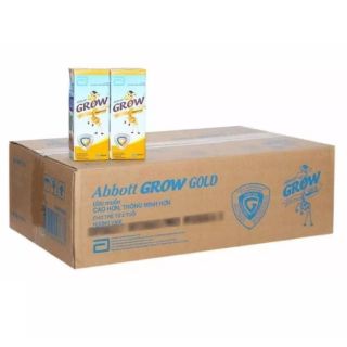 Thùng 48 hộp sữa Abbott Grow Gold hương vani 180ml