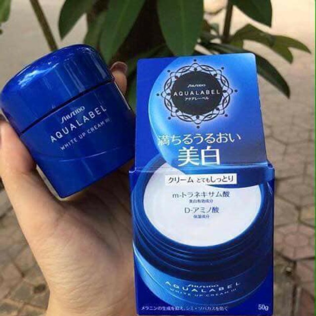 Kem dưỡng trắng da Shiseido Aqualabel white up cream