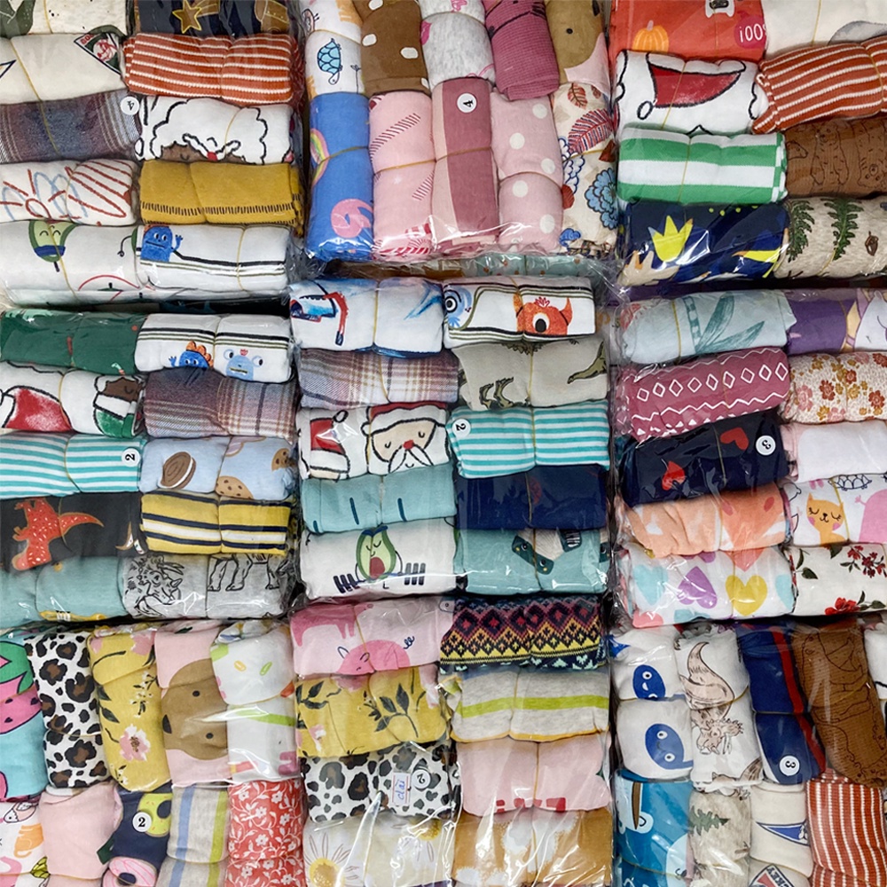 Quần Chục Dài Cotton Chất Đẹp Cho Bé Trai Bé Gái Từ 8-18Kg