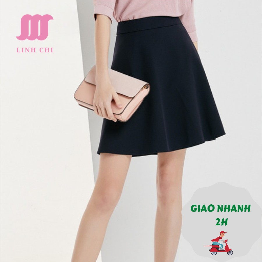 Chân váy xòe công sở vải tuyết mưa loại 1 màu đen CVXD007 | BigBuy360 - bigbuy360.vn