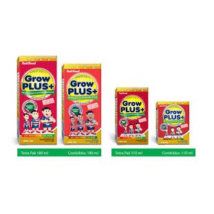 Lốc 4 hộp sữa bột grow plus đỏ pha sẵn 110ml