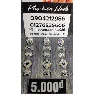 Phụ kiện nails - đá hình (5k/ viên)