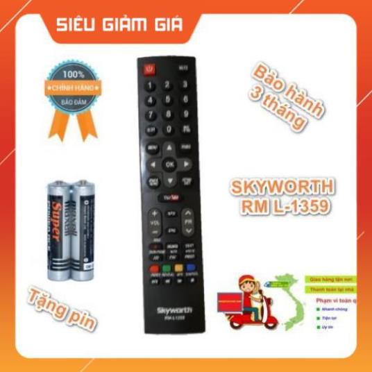 Điều khiển tivi skyworth - remote tivi skyworth loại đẹp L1359 - Giá tốt nhất