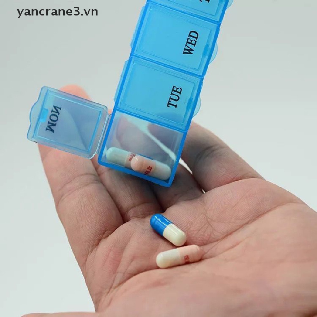 Hộp Đựng Thuốc 7 Ngày Giá Đỡ Tiện Lợi
