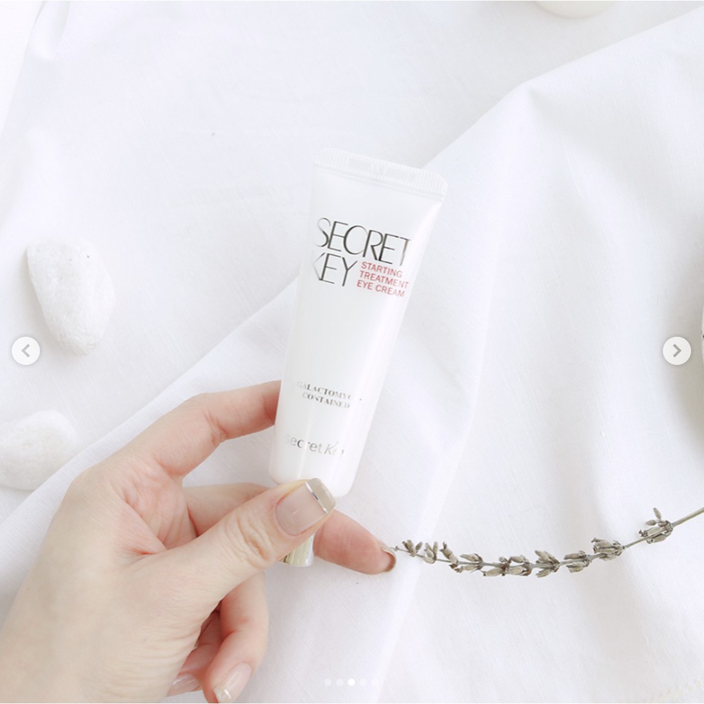 Combo 3 sản phẩm dưỡng da trắng sáng và chống lão hóa Secret Key Starting Treatment (Essence + Eye Cream + Cream)