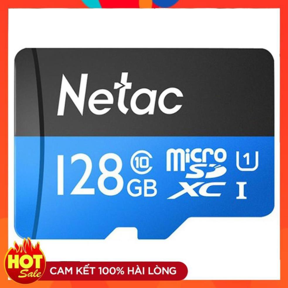 [Chính Hãng] Thẻ nhớ Netac 128Gb Class 10 chuyên camera - Hàng chính hãng