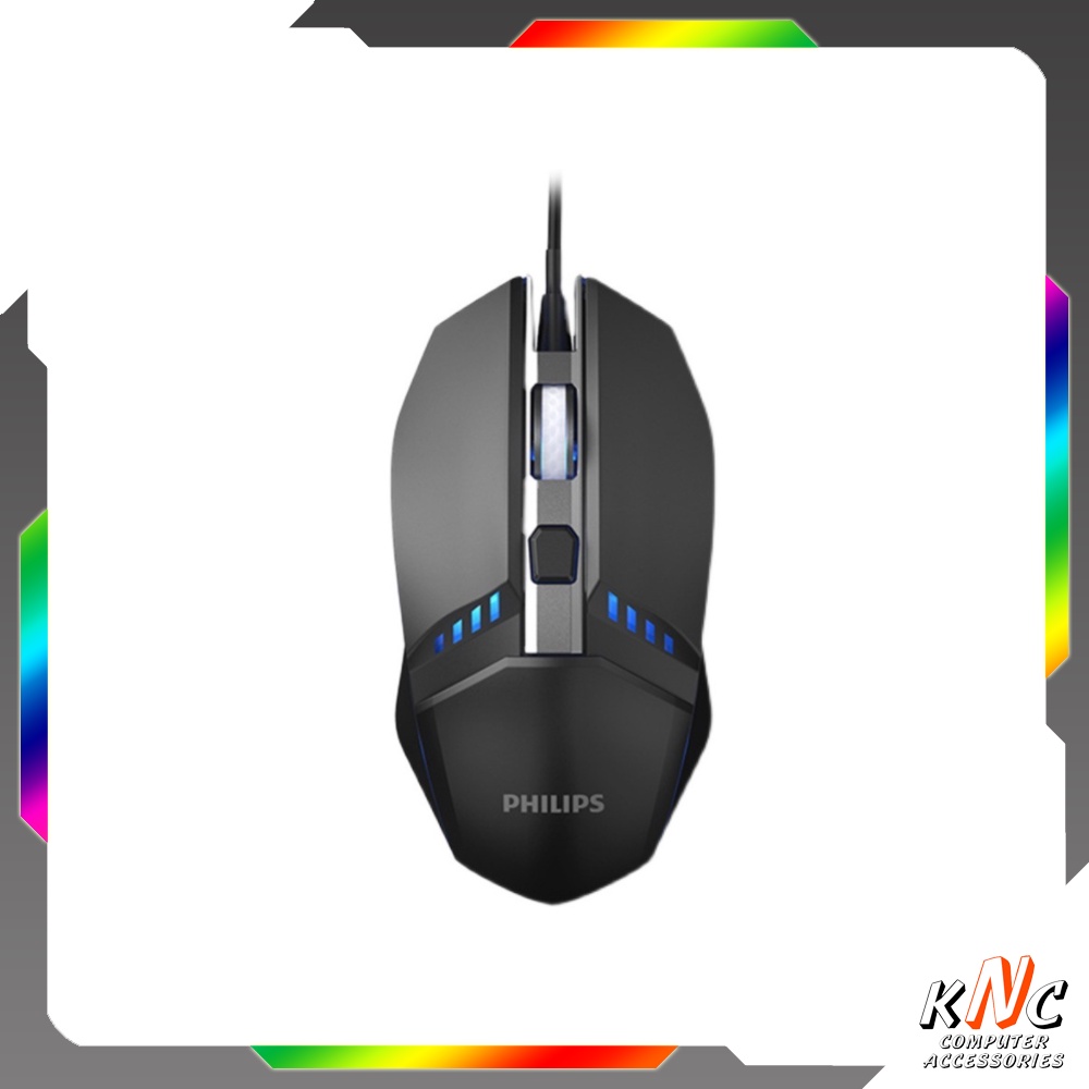 Chuột Gaming Philips G401, 1600dpi, Chuột Có Dây Cho Văn Phòng Giá Rẻ