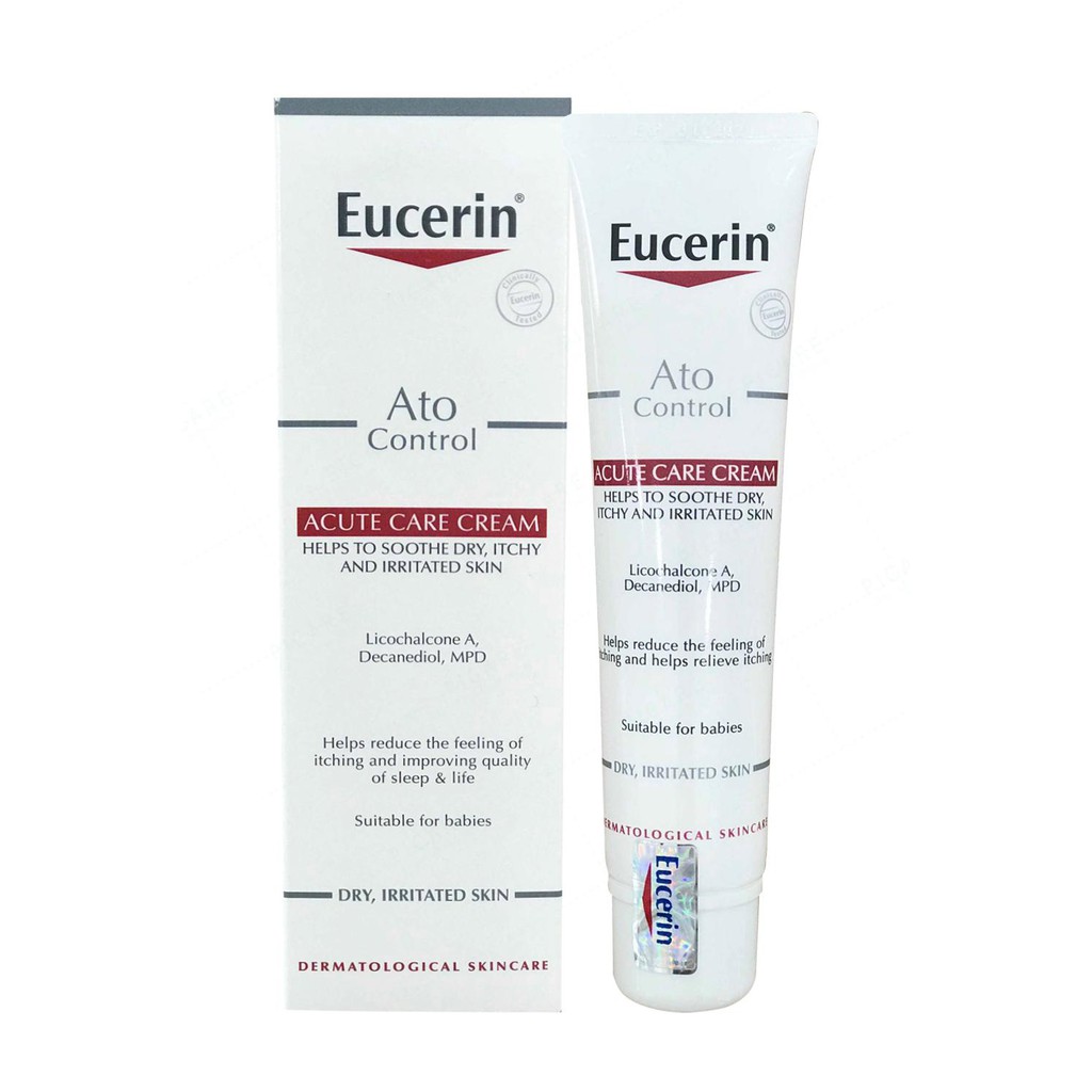 KEM DƯỠNG DA GIẢM NGỨA, ĐỎ DA EUCERIN ATO CONTROL ACUTE CARE 40ML CHÍNH HÃNG - 7714