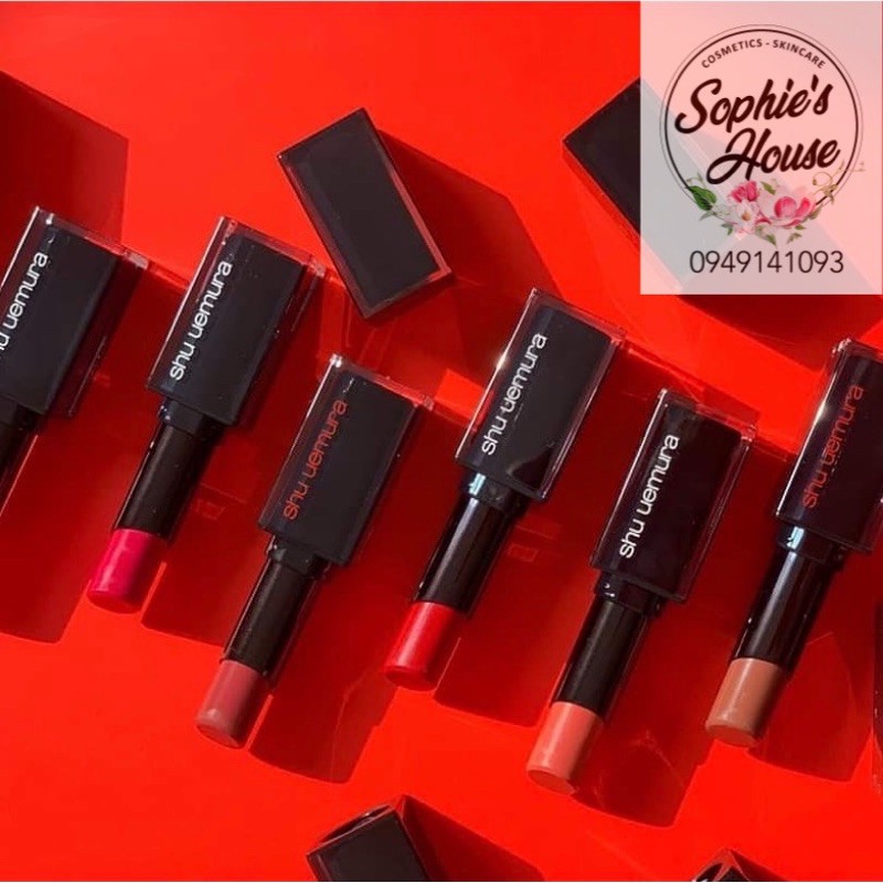 Son Shu Uemura vỏ đen - vỏ đỏ update màu mới