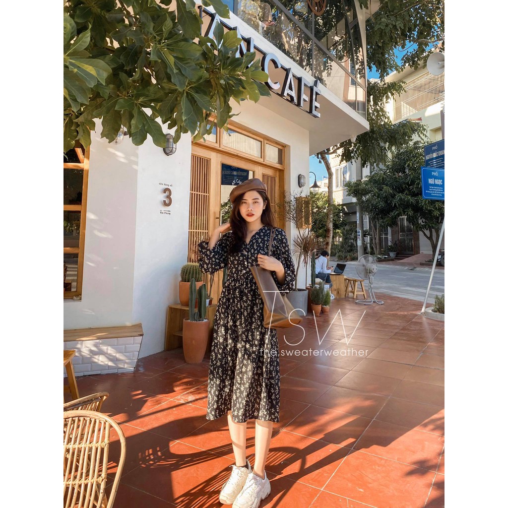 Váy voan hoa nhí Ker | BigBuy360 - bigbuy360.vn