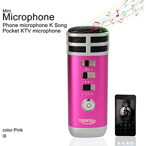 MIC KARAOKE CHO SMARTPHONE LAPTOP TEANA KTV I9