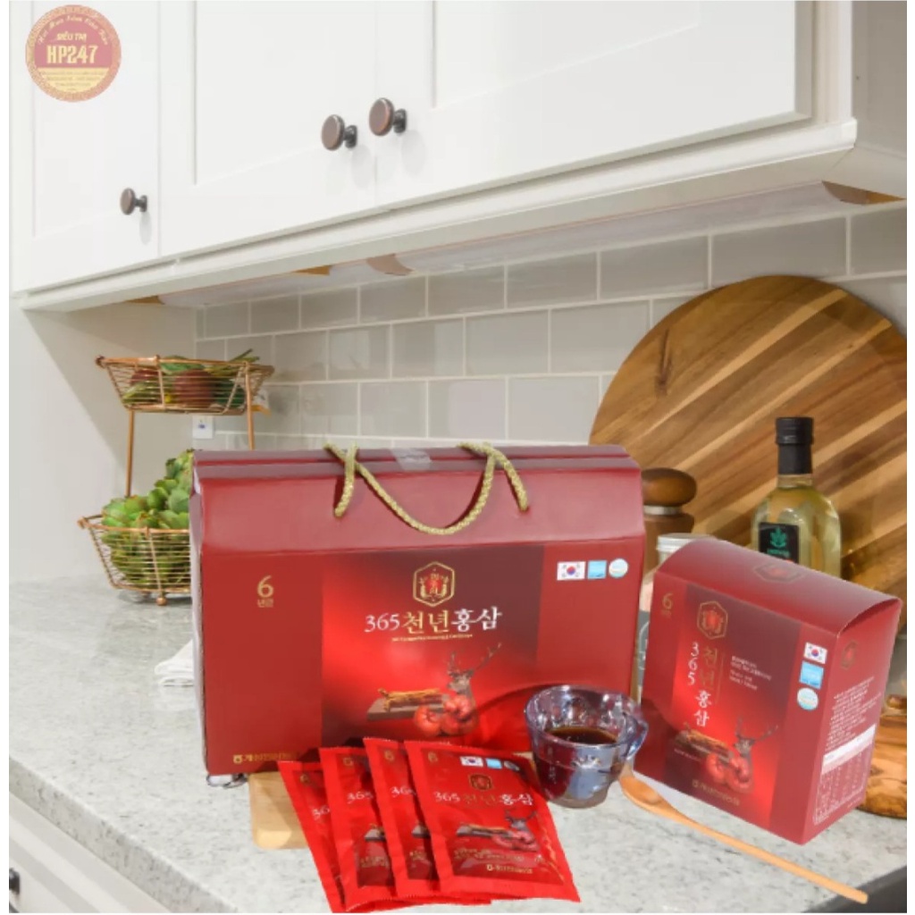 NƯỚC HỒNG SÂM NHUNG HƯƠU LINH CHI 365 70ML X 20 GÓI