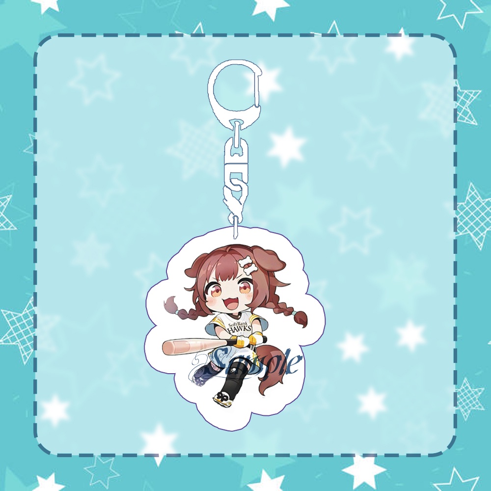( BÓNG CHÀY ) Móc khóa HOLOLIVE anime chibi Vtuber mica trong acrylic xinh xắn