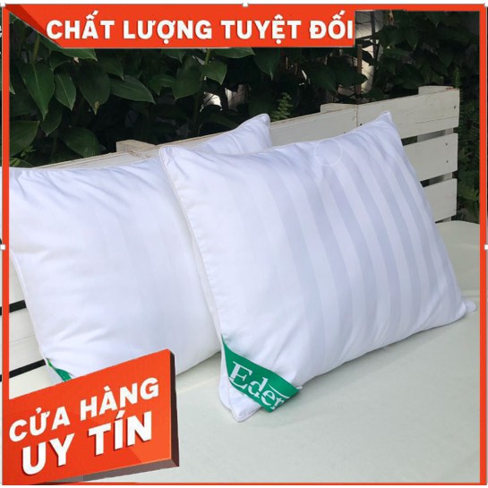 Ruột Gối Nằm Tơ Tằm Edena { FREE SHIP}  Kích Thước 45x65 cm