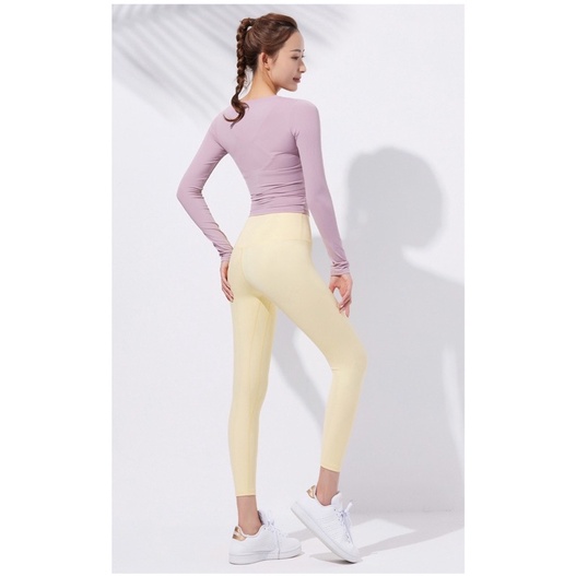 Áo phông crop xẻ vai Shining