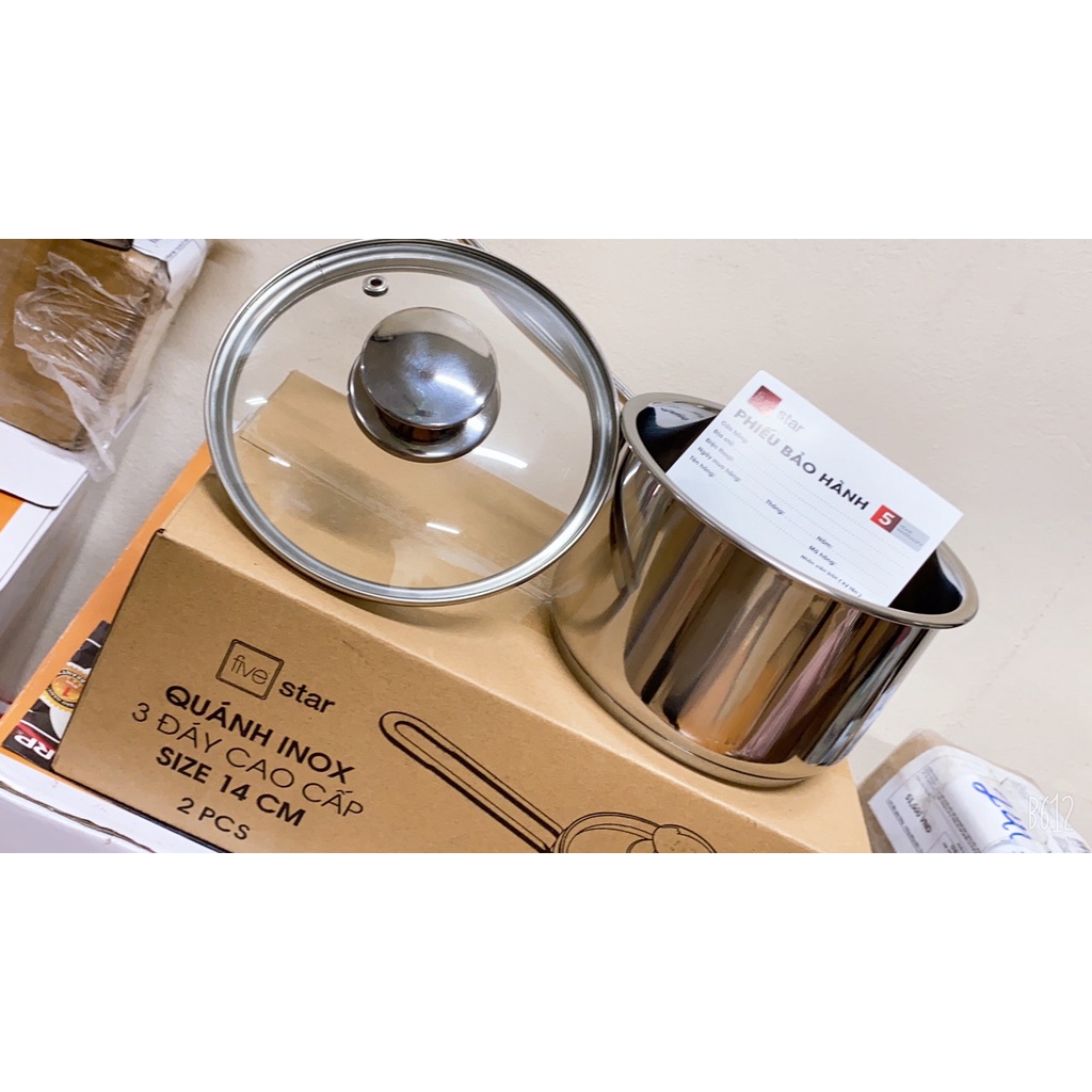 Nồi quấy bột 3 đáy fivestar (đun được bếp TỪ + hồng ngoại + bếp ga )