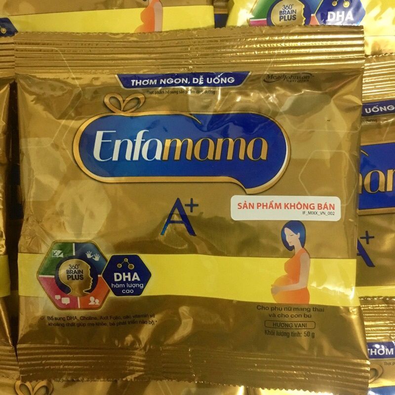 100 sữa bột enfamama A+  dùng cho phụ nữ mang thai và sau sinh vị vani date T12 2024