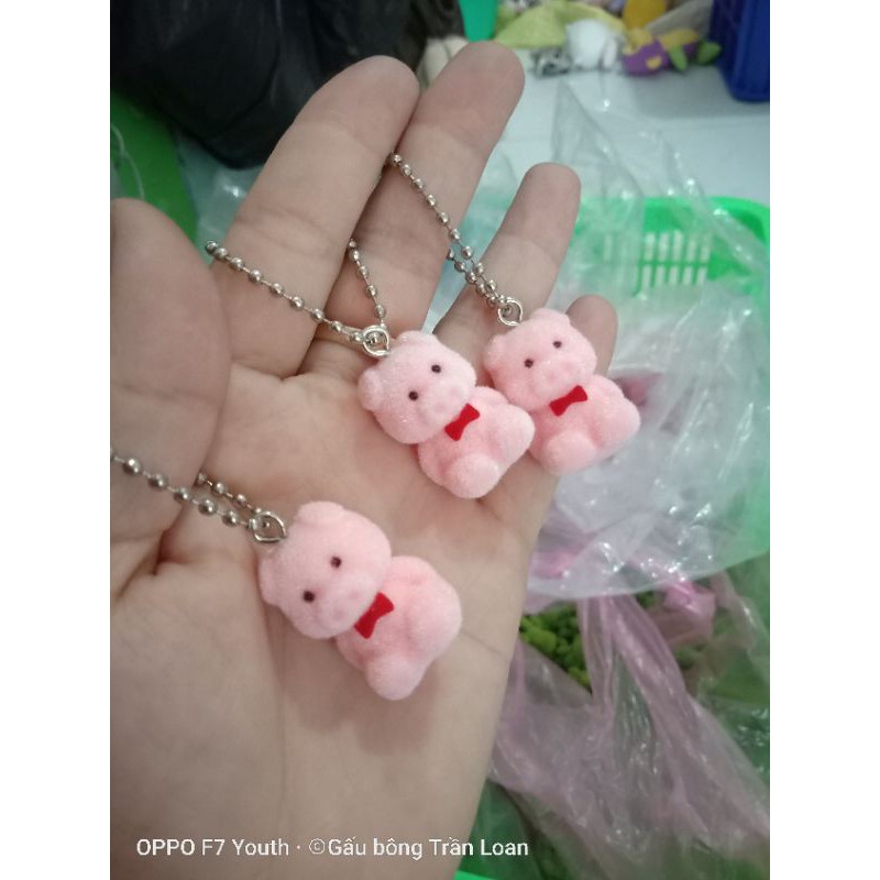 móc khóa gấu bông dễ thương