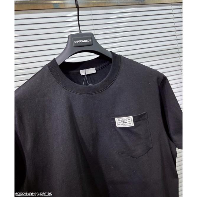 Áo Phông Nam Đi Ô Hình Thêu Vải Cotton Cao Cấp - Áo Phông Đôi Nam Nữ Thêu Hình