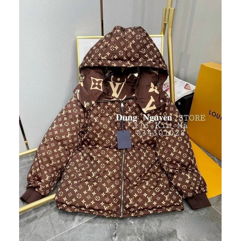 Áo Phao Hoạ Tiết LV Nam Nữ Siêu Dày Dặn siêu ấm