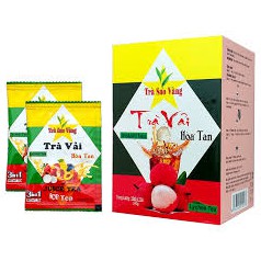 Trà Đào Trà Vải Hoà Tan Sao Vàng 200g | BigBuy360 - bigbuy360.vn