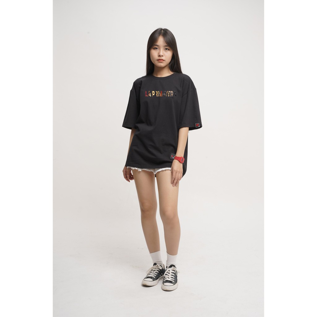 Áo phông tay lỡ form rộng Unisex thun cotton giá rẻ nam nữ La Prim Local Brand Midori M Studio