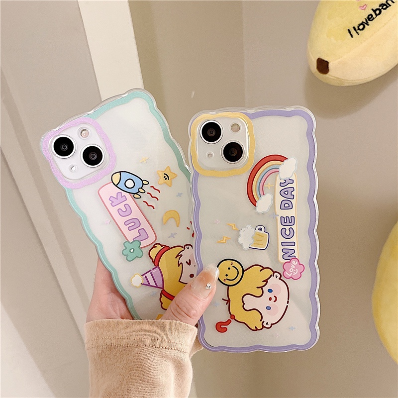 Ốp lưng iphone Ốp Điện Thoại Họa Tiết Sóng Biển Lớn Cho iphone13promax / 12 / 14pro / 11 / 7 / 8 / Plus / Mini /ProMax-14 Dinuo case