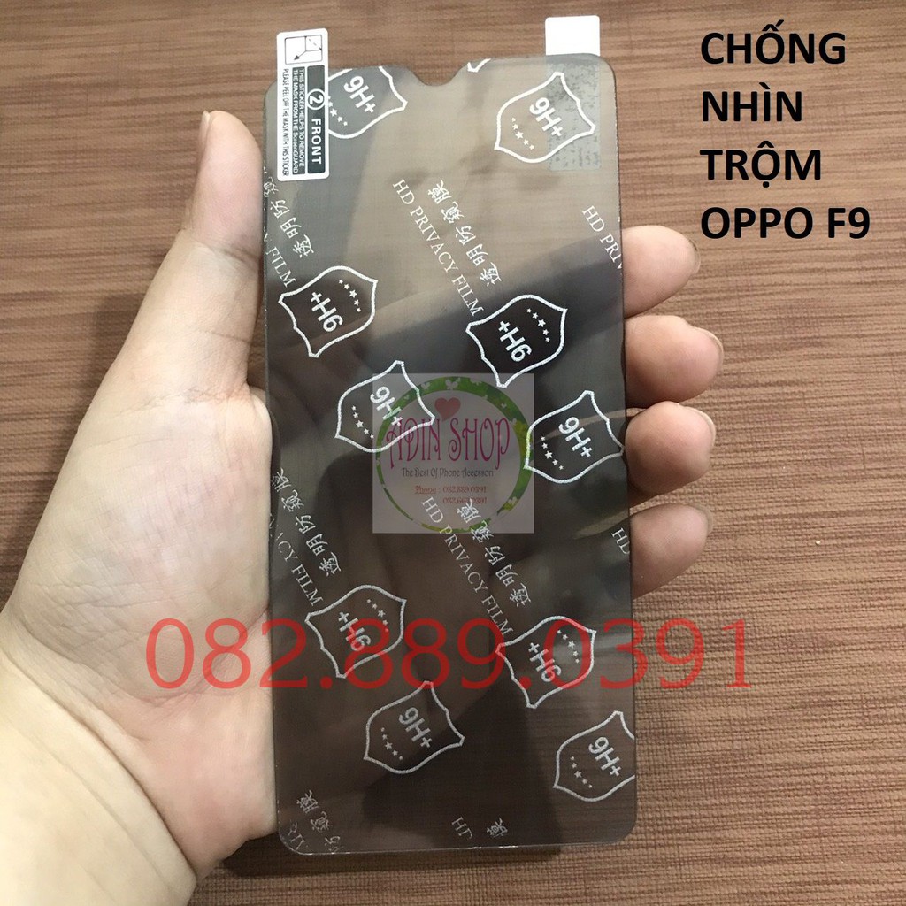 Dán cường lực chống nhìn trộm OppoF1 / F1S /F1+ /F3 LITE/ F3/ F3+ /F5 /F5 YOUTH/ F7/ F7 YOUTH /F9 /F11 /F11 PRO dẻo nano