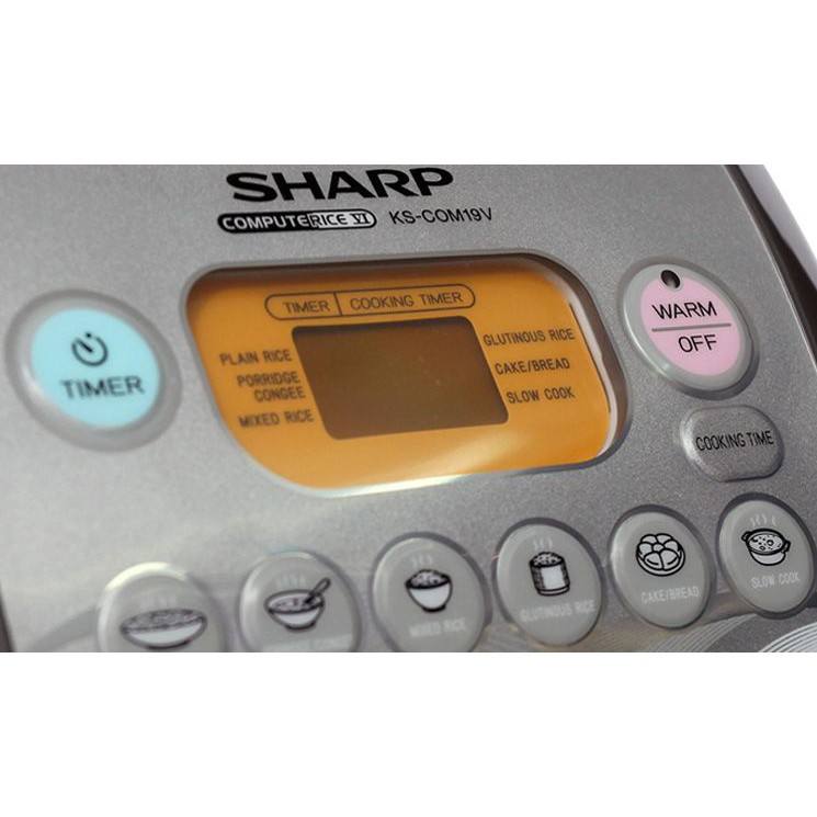 NỒI CƠM ĐIỆN TỪ SHARP 1.8L KS-COM19V