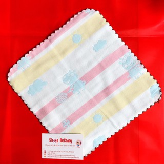  Sét 5 khăn mặt sợi tre LeeLee Kids 25x25cm [ Giá rẻ nhất]