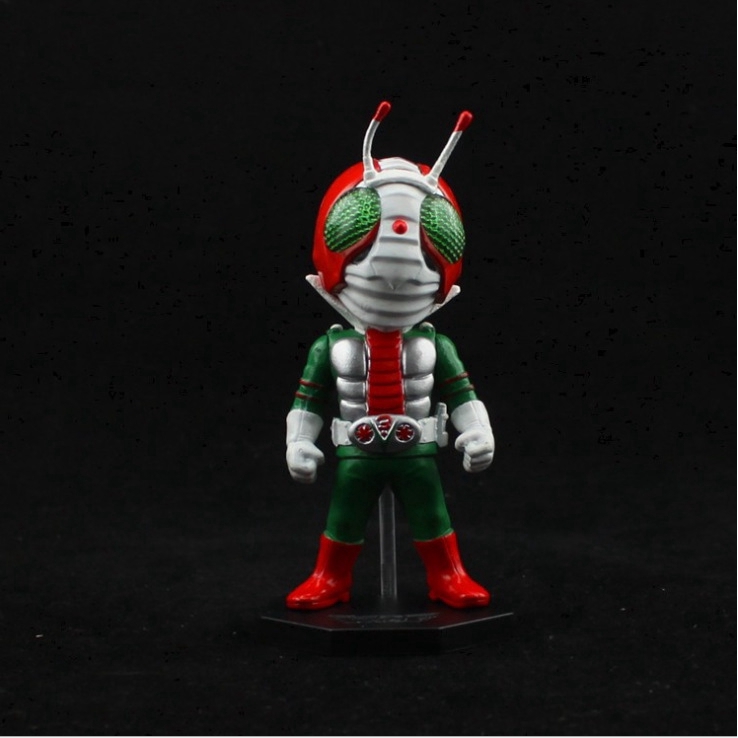 Set 8 Mô Hình Nhân Vật Hoạt Hình Kamen Rider Bằng PVC
