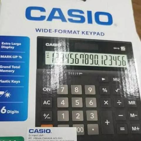 Máy Tính Bỏ Túi 16 Số Thời Trang Cho Casio Dh-16