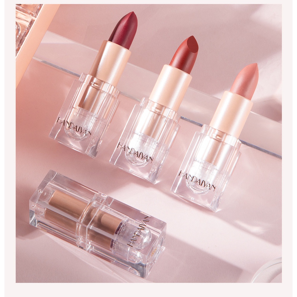 Son Môi Trang Điểm Màu Sắc Nude Khô Nhanh Phong Cách Âu Mỹ Fan'Er