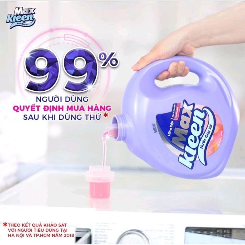 Nước giặt xả Maxkleen 3.6kg / 3.8kg