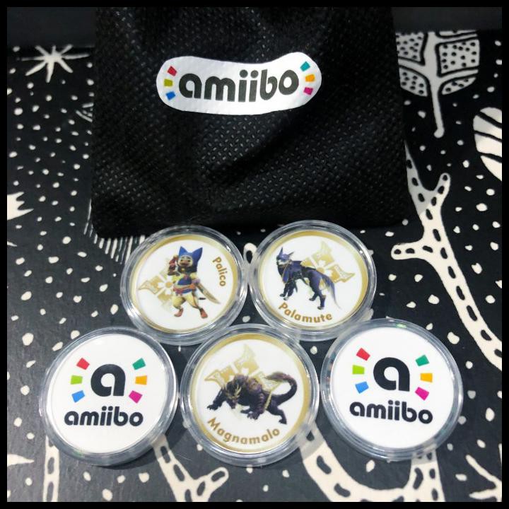 Bộ Đồng Xu Gag181 Amiibo Monster Hunter Rise