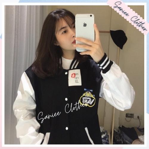 Áo khoác áo bomber nam nữ unisex van chất kaki phong cách streetwear mặc đông ấm áp sanieeclothes