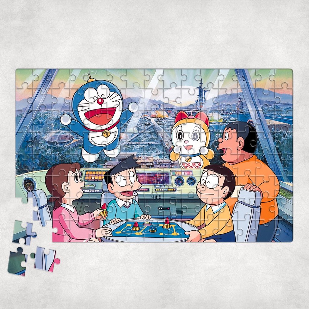 Tranh ghép hình DORAEMON - Mẫu 4 - Nhận in theo yêu cầu