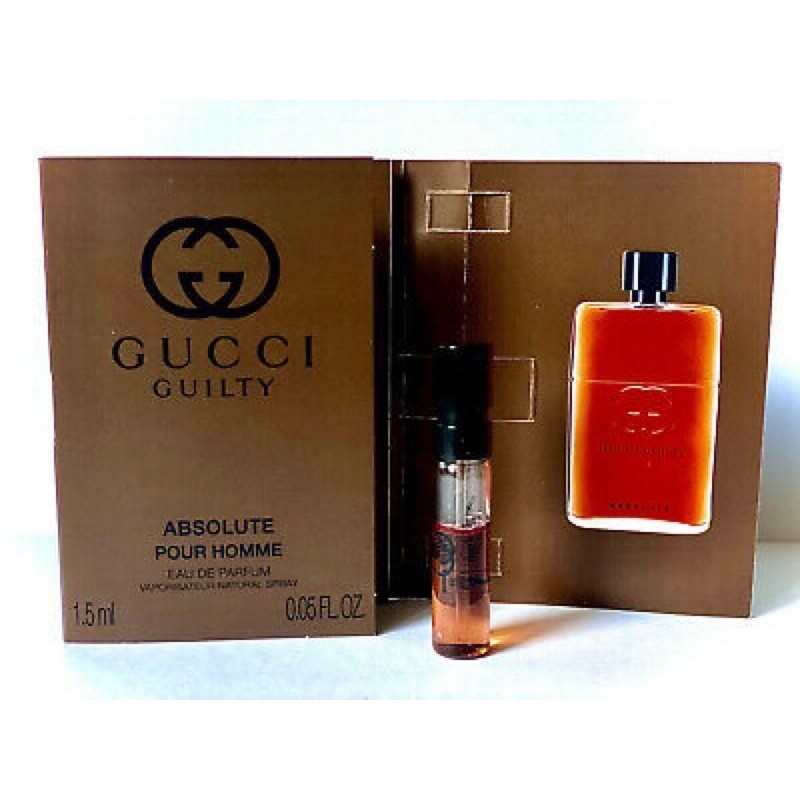 🌊 Gucci Guilty Absolute pour homme EDP - Vial Sample mẫu thử nước hoa