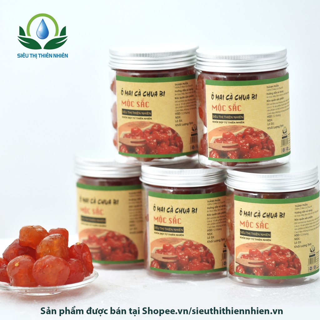 Ô mai cà chua bi Mộc Sắc, xí muội cà chua giúp giảm cân của siêu thị thiên nhiên